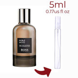 The Collection Noble Wood Hugo Boss for men Decant Fragrance Samples - ParfumAmaruParis