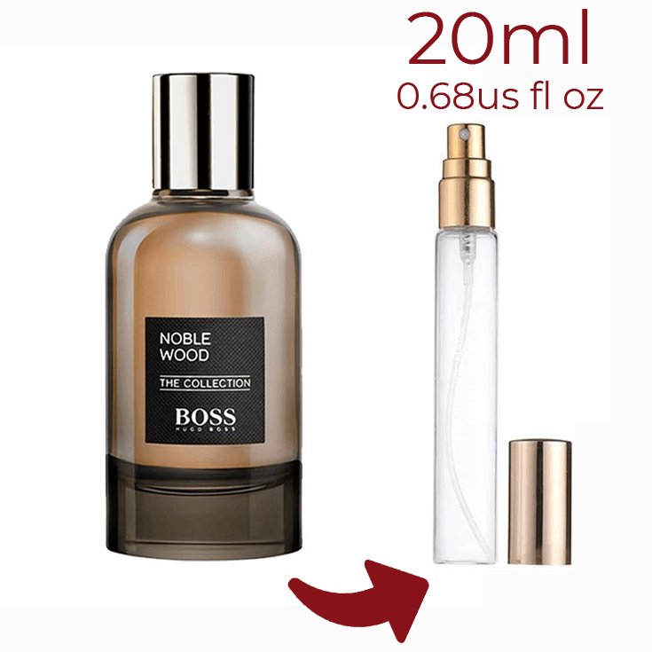 The Collection Noble Wood Hugo Boss for men Decant Fragrance Samples - ParfumAmaruParis