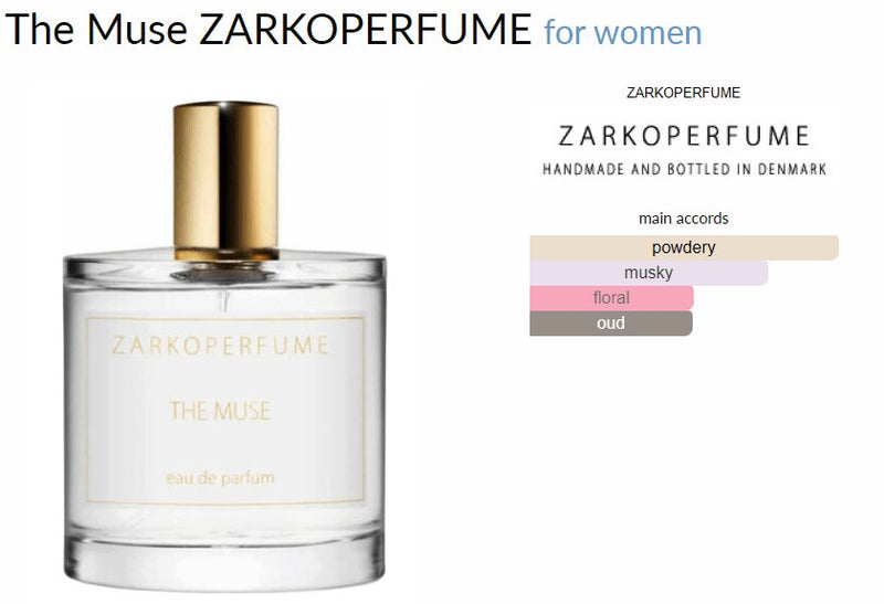 The Muse ZARKOPERFUME for women - ParfumAmaruParis