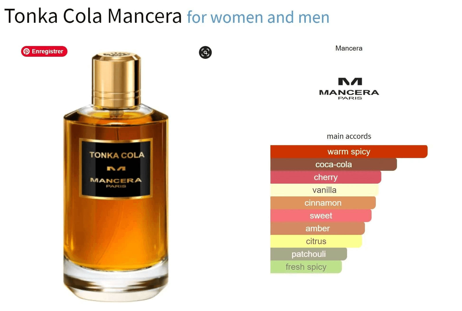 Tonka deals Cola Mancera Eau de Parfum 120 ml