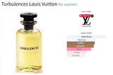 Turbulences Louis Vuitton for women Decant Fragrance Samples - ParfumAmaruParis