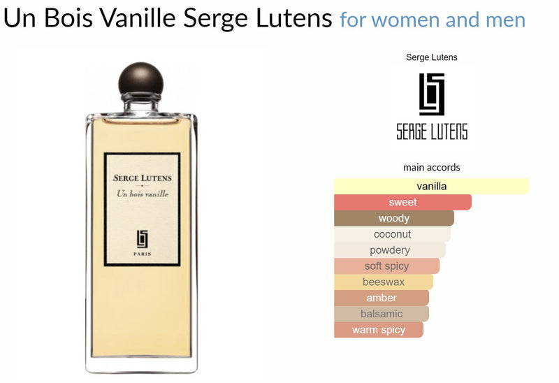 Un Bois Vanille Serge Lutens for women and men - ParfumAmaruParis