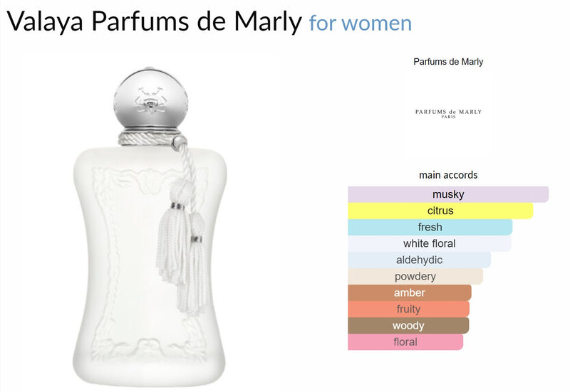 Valaya Parfums de Marly for women - ParfumAmaruParis