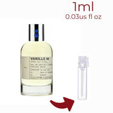 Vanille 44 Paris Le Labo for women and men Sample Fragrance Decant Fragrance Samples - ParfumAmaruParis