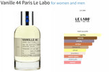 Vanille 44 Paris Le Labo for women and men Sample Fragrance Decant Fragrance Samples - ParfumAmaruParis