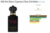 XXI Art Deco Cypress Clive Christian for men - ParfumAmaruParis